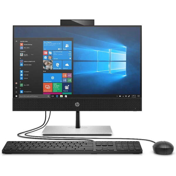 All in One PC HP ProOne 600 G6, 21.5 inch FHD IPS, Intel Core i5-10500 3.1GHz, 8GB RAM, 256GB SSD, Intel UHD 630, Camera Web, Windows 10 Pro