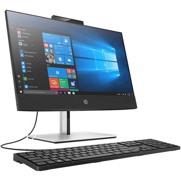 All in One PC HP ProOne 600 G6, 21.5 inch FHD IPS, Intel Core i5-10500 3.1GHz, 8GB RAM, 256GB SSD, Intel UHD 630, Camera Web, Windows 10 Pro