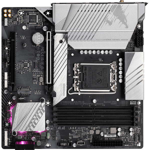 Placa de baza Gigabyte B760M AORUS ELITE AX Socket 1200