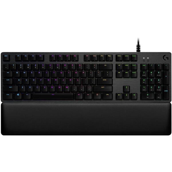 Tastatura gaming Logitech G513 Carbon RGB GX Red Switch Mecanica