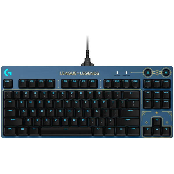 Tastatura gaming Logitech G PRO League of Legends Edition Mecanica