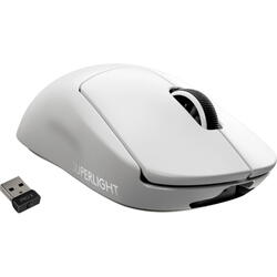 G Pro X Superlight Lightspeed Wireless, 25000 dpi, Alb