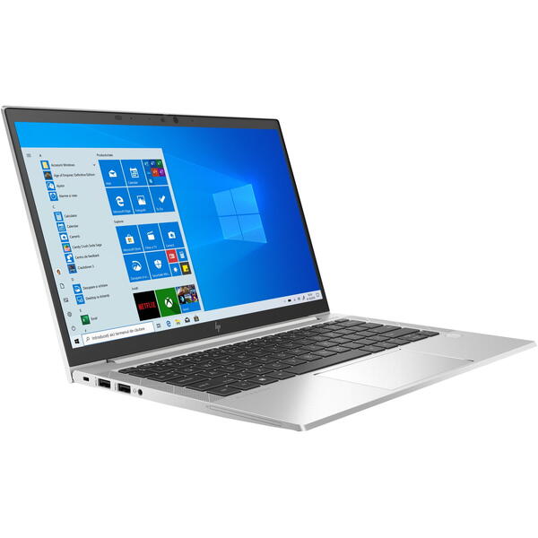 Laptop HP EliteBook 830 G8, 13.3 inch FHD IPS, Intel Core i7-1165G7, 16GB DDR4, 512GB SSD, Intel Iris Xe, Win 11 Pro, Silver