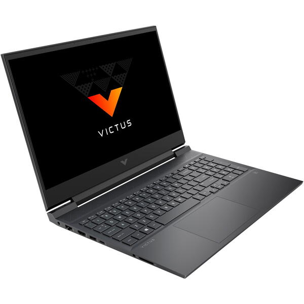 Laptop HP Victus 15-fa0006nq, 15.6 inch FHD IPS, Intel Core i7-12700H, 16GB DDR4, 512GB SSD, GeForce RTX 3050 4GB, Free DOS, Mica Silver
