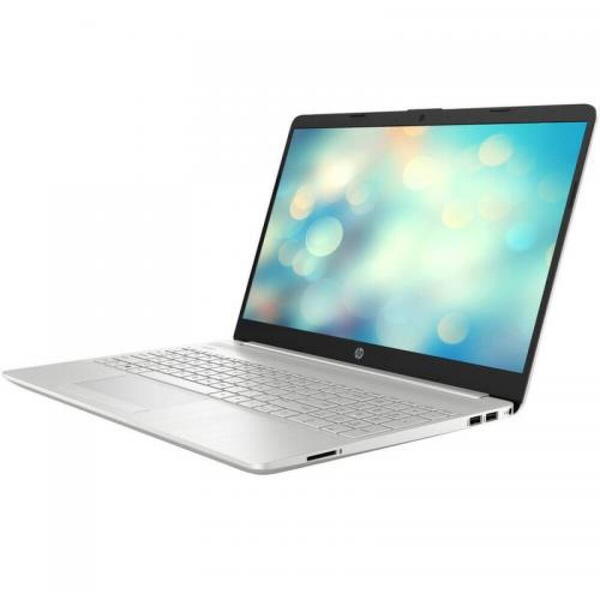 Laptop HP 15-dw4005nq, 15.6 inch FHD IPS, Intel Core i7-1255U, 16GB DDR4, 512GB SSD, GeForce MX550 2GB, Free DOS, Natural Silver