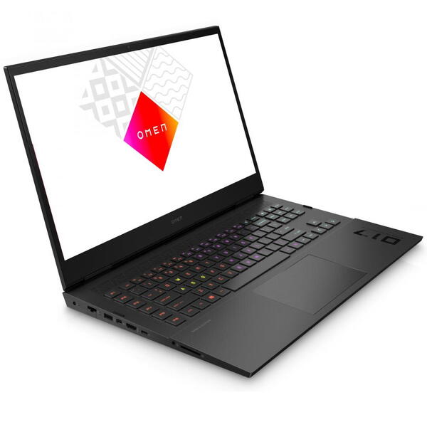 Laptop HP OMEN 17-ck1014nq, 17.3 inch FHD IPS 144Hz, Intel Core i7-12700H, 16GB DDR5, 1TB SSD, GeForce RTX 3070 Ti 8GB, Free DOS, Shadow Black