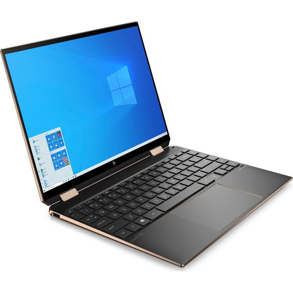 Laptop HP Spectre x360 2-in-1 14-ef0027nn, 13.5 inch WUXGA+ IPS Touch, Intel Core i7-1255U, 16GB DDR4X, 1TB SSD, Intel Iris Xe, Win 11 Home, Nightfall Black