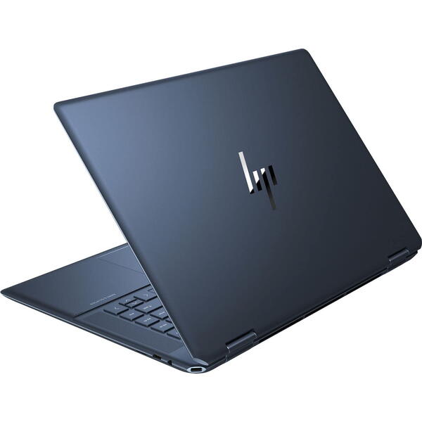 Laptop HP Spectre x360 2-in-1 16-f1005nn, 16 inch 3K+ IPS Touch, Intel Core i7-12700H, 16GB DDR4, 2TB SSD, Intel Iris Xe, Win 11 Home, Nocturne Blue