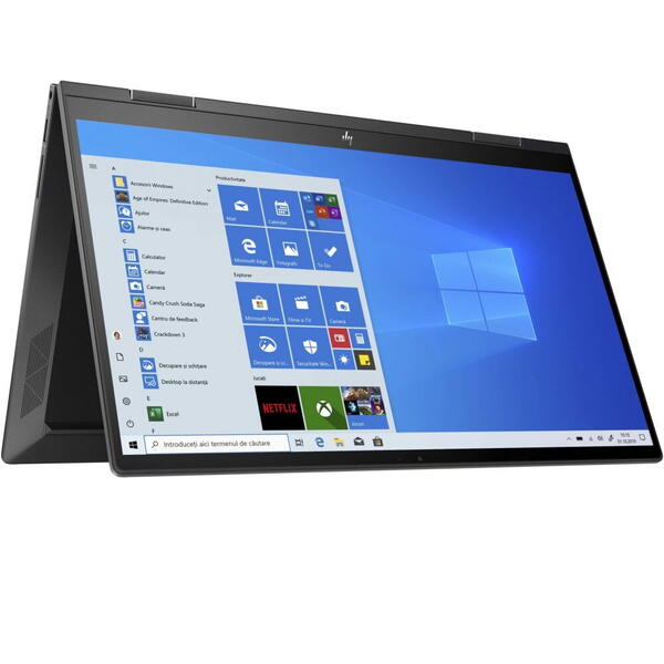 Laptop HP ENVY x360 2-in-1 15-ey0007nn, 15.6 inch FHD IPS Touch, AMD Ryzen 7 5825U, 16GB DDR4, 1TB SSD, Radeon, Win 11 Home, Black