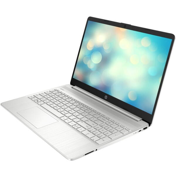 Laptop HP 15s-fq5009nq, 15.6 inch FHD, Intel Core i7-1255U, 16GB DDR4, 512GB SSD, Intel Iris Xe, Free DOS, Silver