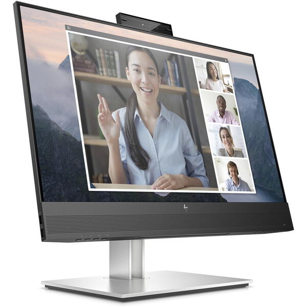 Monitor LED HP E24mv G4 23.8 inch FHD IPS 5 ms 60 Hz Webcam