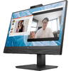 Monitor LED HP M24m 23.8 inch FHD IPS 5 ms 75 Hz Webcam USB-C Negru