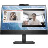 Monitor LED HP M24m 23.8 inch FHD IPS 5 ms 75 Hz Webcam USB-C Negru