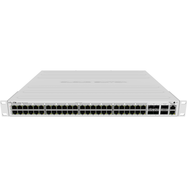 Switch MikroTik CRS354-48P-4S+2Q+RM 48 porturi Gigabit, 4x SFP+,2x 40G QSFP+