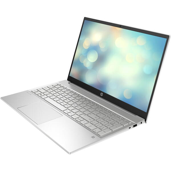 Laptop HP Pavilion 15-eg2031nq, FHD IPS, Intel Core i5-1235U, 16GB DDR4, 512GB SSD, Intel Iris Xe, Free DOS, Silver