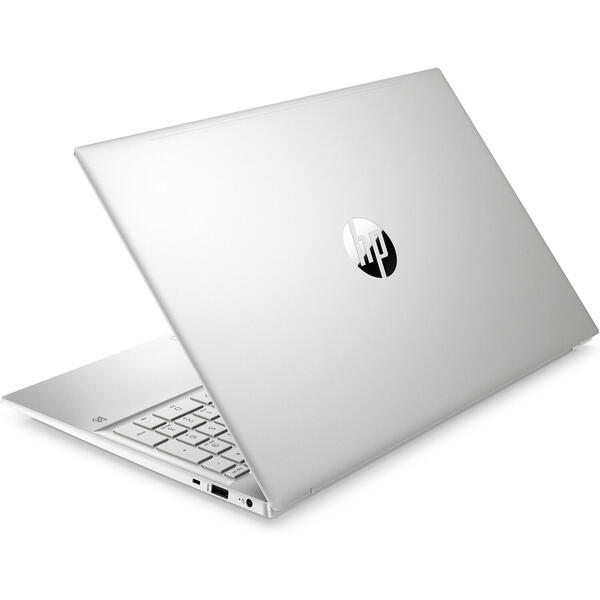 Laptop HP Pavilion 15-eg2031nq, FHD IPS, Intel Core i5-1235U, 16GB DDR4, 512GB SSD, Intel Iris Xe, Free DOS, Silver