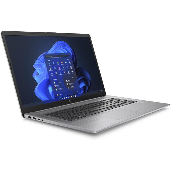Laptop HP 470 G9, 17.3 inch FHD IPS, Intel Core i7-1255U, 16GB DDR4, 512GB SSD, GeForce MX550 2GB, Win 11 Pro, Silver