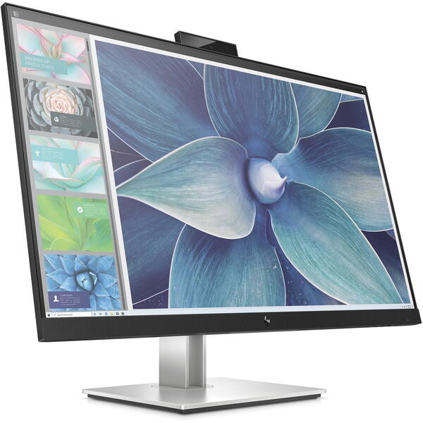 Monitor LED HP E27d G4 27 inch QHD IPS 5 ms 60 Hz Webcam USB-C Argintiu