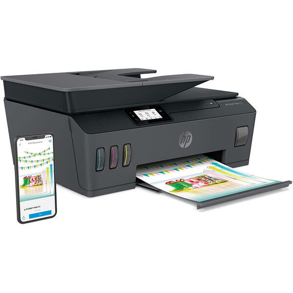 Multifunctionala HP Smart Tank 615, InkJet CISS, Color, Format A4, Wi-Fi