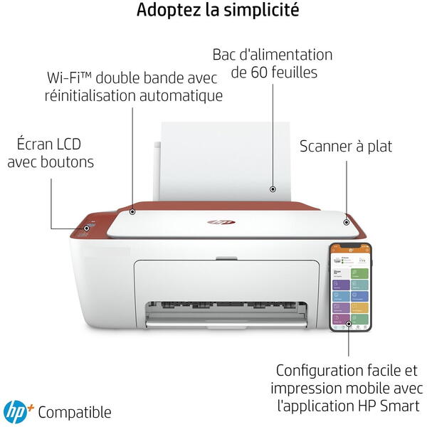 Multifunctionala HP DeskJet 2723e All-in-One InkJet Wi-Fi