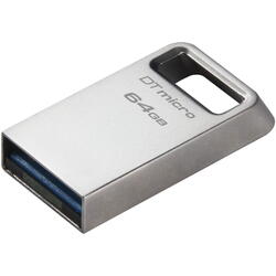 DataTraveler Micro, 64GB, USB 3.0, Silver