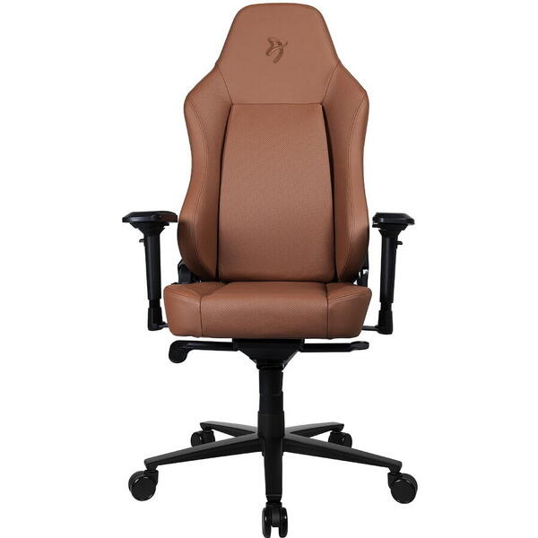 Scaun Gaming AROZZI Primo, piele premium, brown