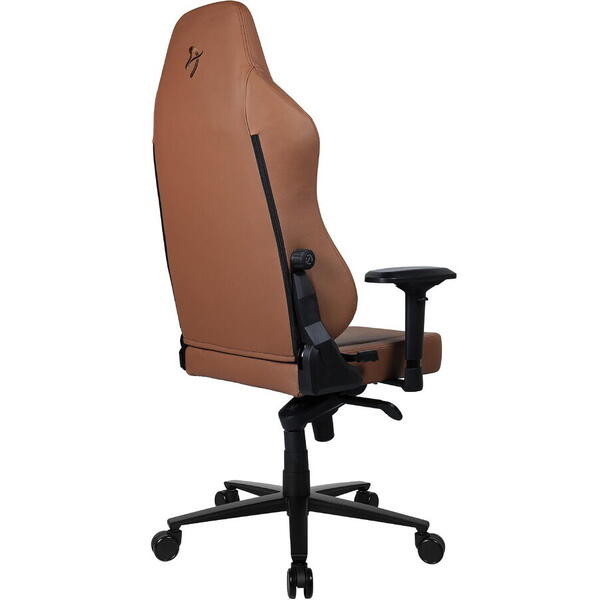 Scaun Gaming AROZZI Primo, piele premium, brown