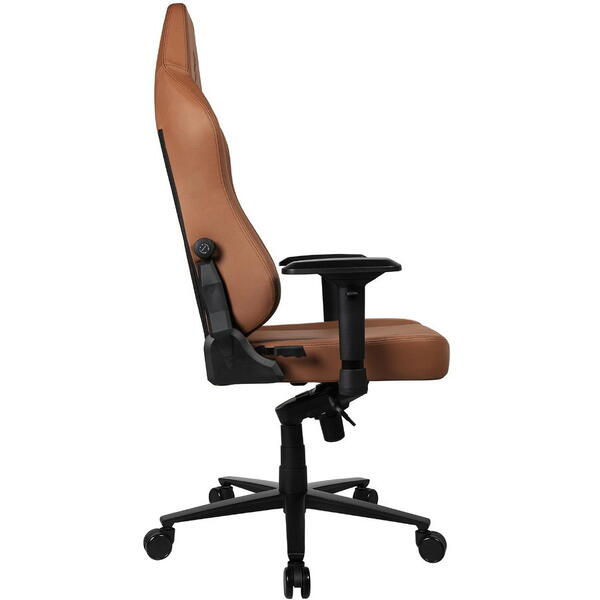 Scaun Gaming AROZZI Primo, piele premium, brown