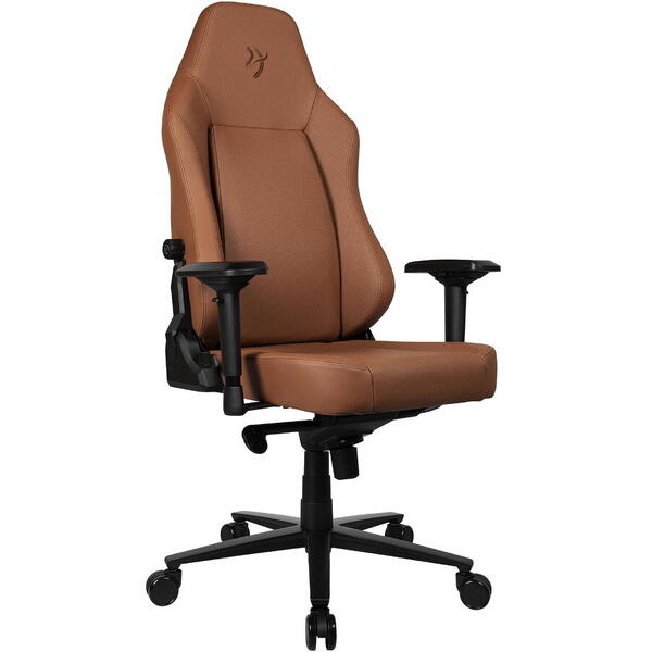 Scaun Gaming AROZZI Primo, piele premium, brown