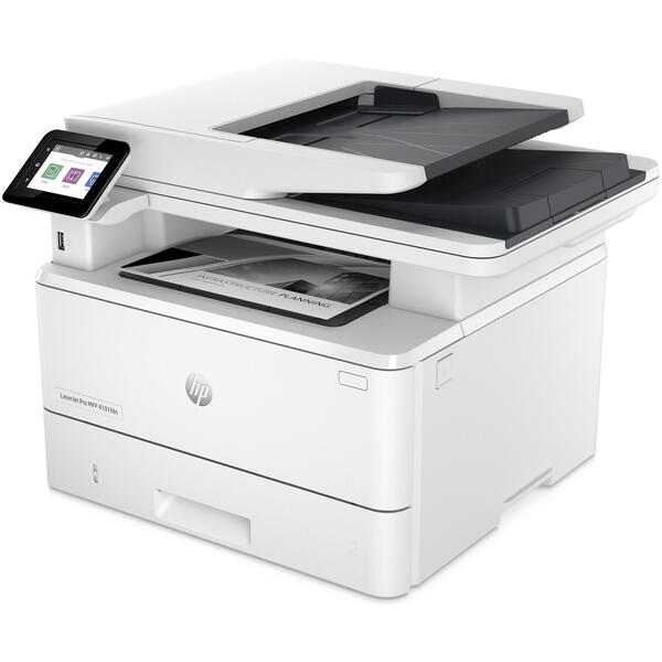 Multifunctionala HP LaserJet Pro MFP 4102dwe, Laser, Monocrom, Format A4, Duplex, Retea, Wi-Fi