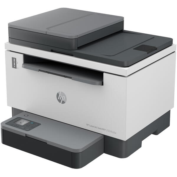 Multifunctionala HP LaserJet Tank 2604sdw, Laser, Monocrom, Format A4, Duplex, Retea, Wi-Fi