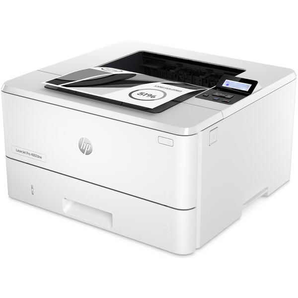 Imprimanta laser monocrom HP LaserJet Pro 4002dne, Laser, Monocrom, Format A4, Duplex, Retea