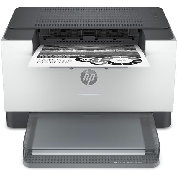 Imprimanta laser monocrom HP LaserJet M209dwe Laser, Monocrom, Format A4, Retea, Wi-Fi