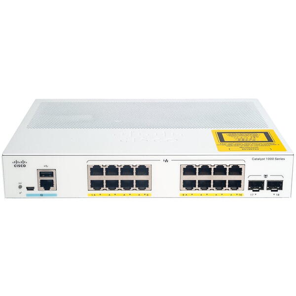 Switch Cisco Catalyst C1000-16FP-2G-L 16 port Gigabit, 2x 1G SFP