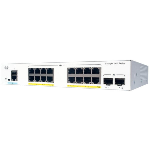 Switch Cisco Catalyst C1000-16T-2G-L 16 port Gigabit, 2x 1G SFP