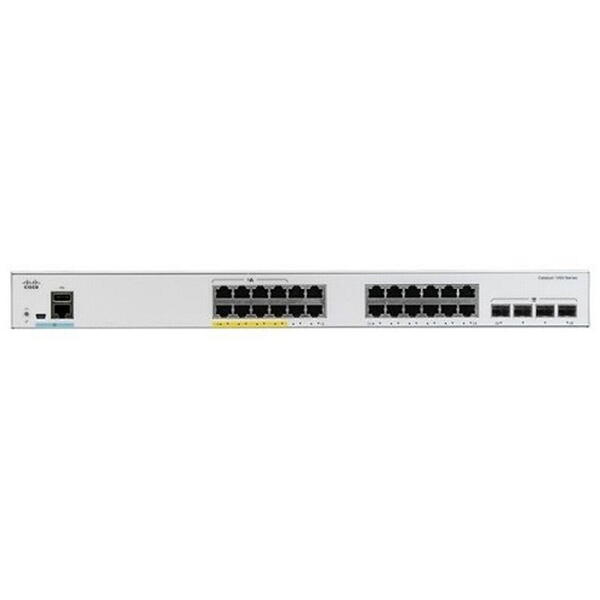 Switch Cisco C1000-24P-4G-L, 24 porturi Gigabit, PoE, 4x1G SFP