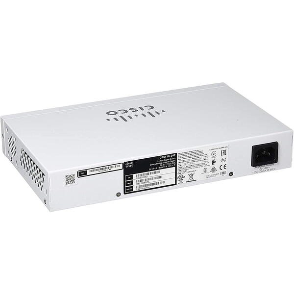 Switch Cisco CBS110-24T-EU 24 porturi Gigabit, 2x1G SFP Shared