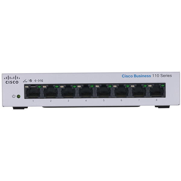 Switch Cisco CBS110-8T-D-EU 8 porturi