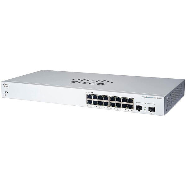 Switch Cisco CBS220-16T-2G-EU 16 porturi 2x1G SFP