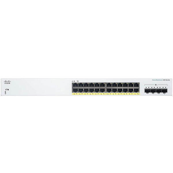 Switch Cisco CBS220-24P-4G-EU 24 porturi, POE 4x1G SFP