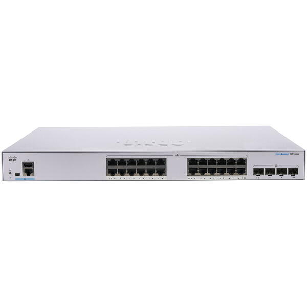 Switch Cisco CBS250-24T-4X-EU 24 Porturi Gigabit, 4x10G SFP+