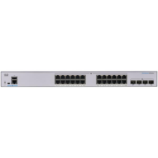 Switch Cisco CBS250-24T-4X-EU 24 Porturi Gigabit, 4x10G SFP+