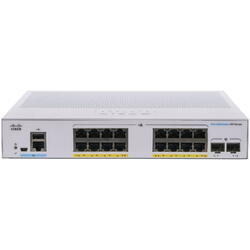 CBS350-16P-2G-EU 16 porturi Gigabit, PoE, 2x1G SFP