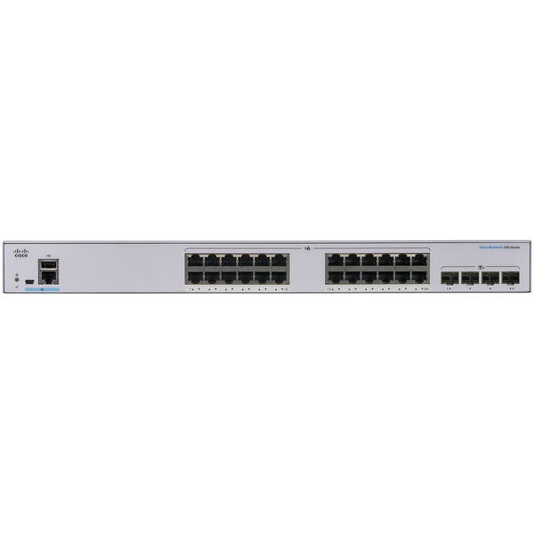 Switch Cisco CBS350-24T-4G-EU, 24 porturi Gigabit, 4x1G SFP