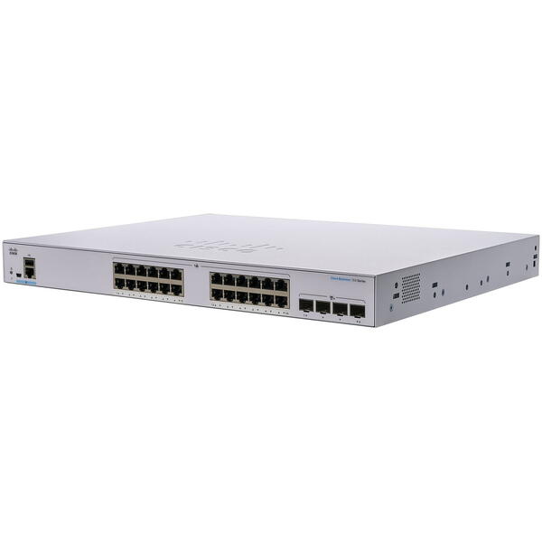 Switch Cisco CBS350-24T-4X-EU, 24 porturi Gigabit, 4x10G SFP+