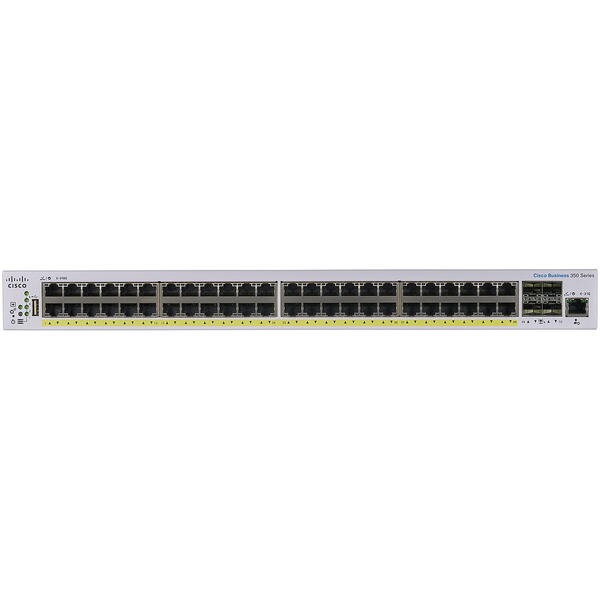 Switch Cisco CBS350-48P-4G-EU 48 porturi Gigabit, PoE, 4x1G SFP