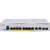 Switch Cisco CBS350-8P-2G-EU, 8 porturi Gigabit, PoE, 2x1G Combo