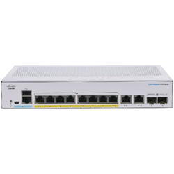 Switch Cisco CBS350-8P-2G-EU, 8 porturi Gigabit, PoE, 2x1G Combo