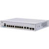 Switch Cisco CBS350-8T-E-2G, 8 porturi Gigabit, 2x1G Combo