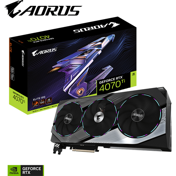 Placa video Gigabyte AORUS GeForce RTX 4070 Ti ELITE 12GB GDDR6X 192 Bit